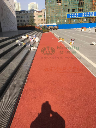 航天五一〇所 巴音郭楞彩色路面